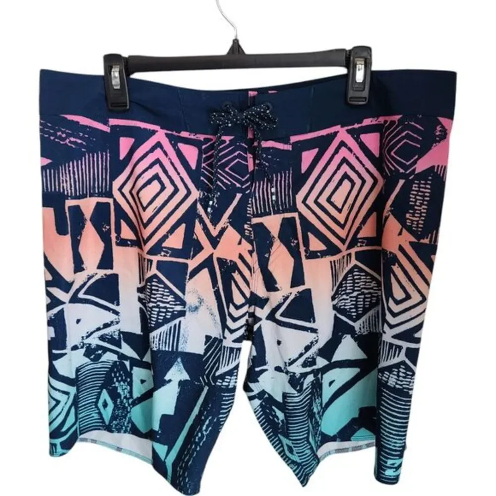 Billabong Sundays Airlite Swim Board Shorts Mens 36 Southwestern‎ Aztec 9
